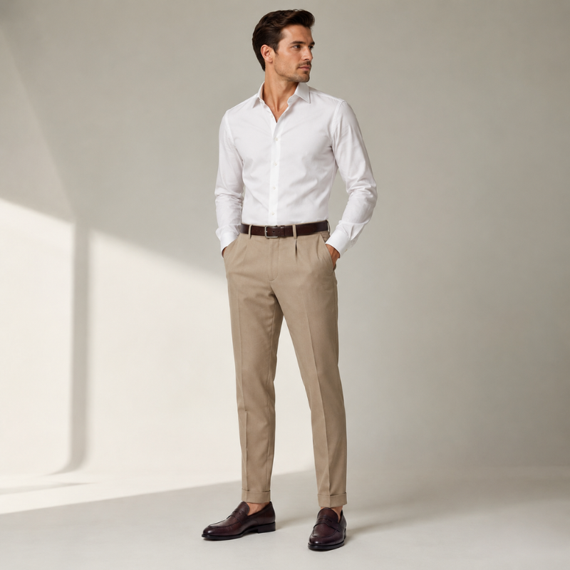 Maverick Classic Textured Leather Loafer
