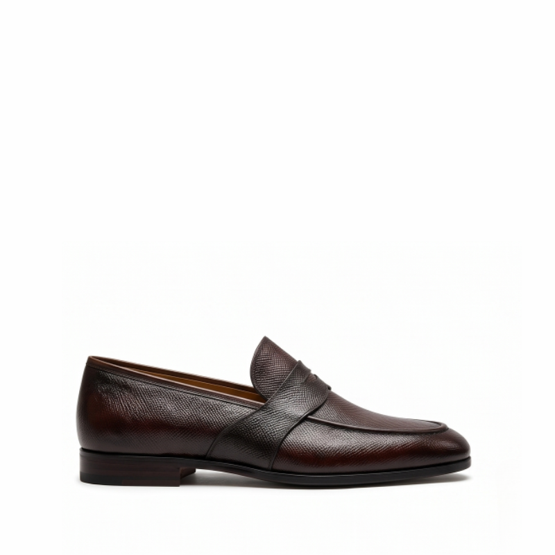 Maverick Classic Textured Leather Loafer