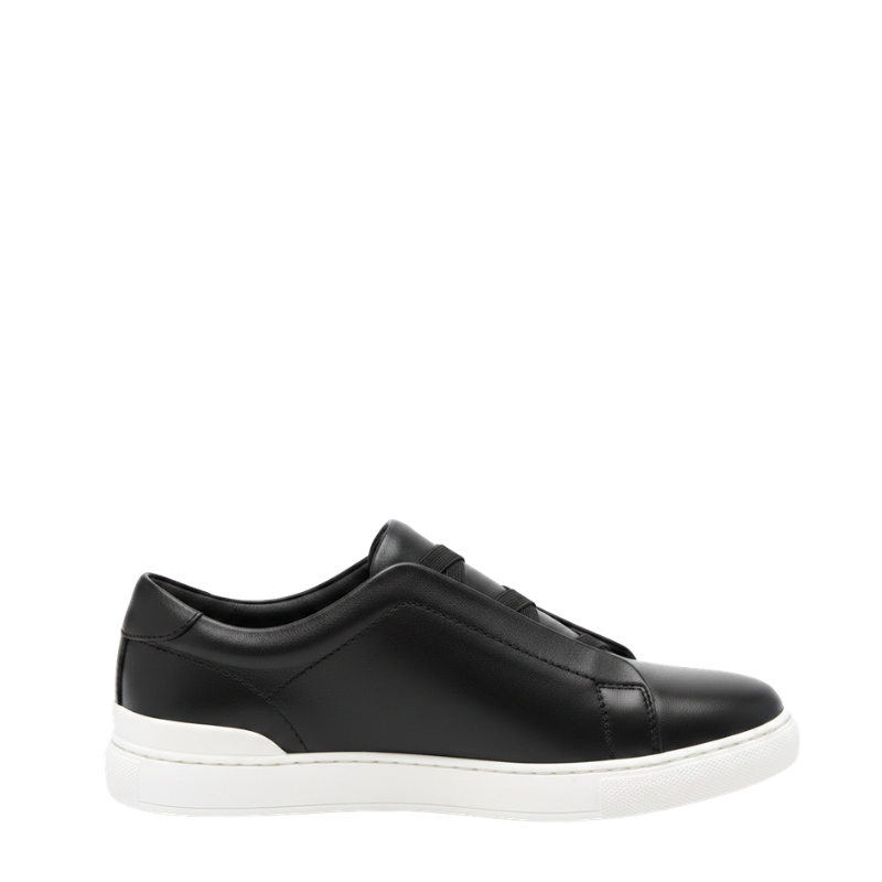 Men Smart Casual Leather Italian Triple Stitch Sneaker