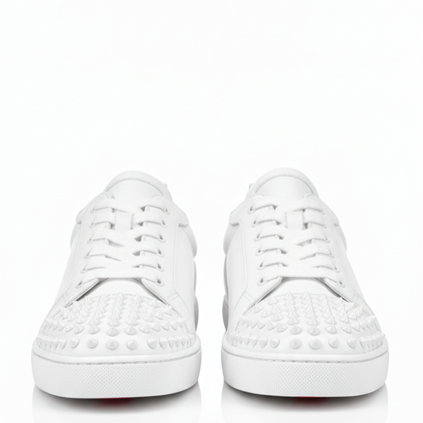 Men Suede Spike Studded Lace Up Sneaker