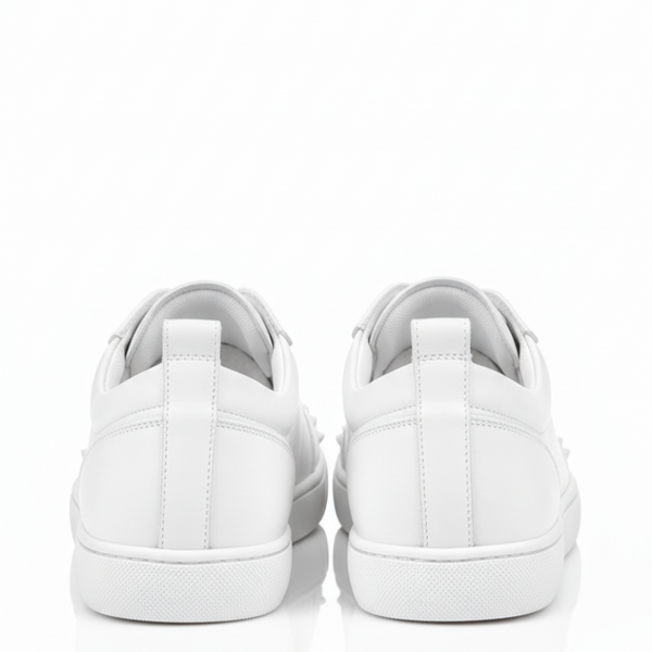 Men Suede Spike Studded Lace Up Sneaker