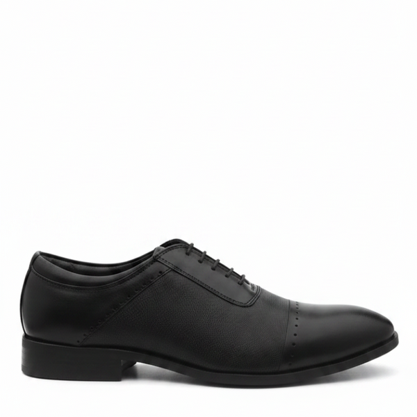 Men Textured Leather Oxford Shoes