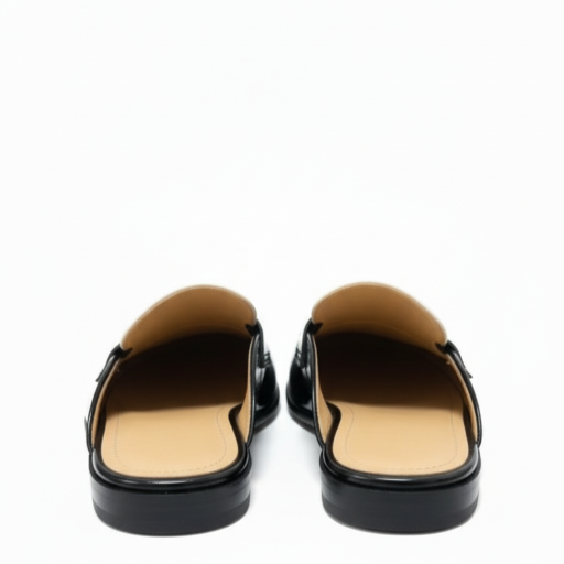 Menäó»s Monarch Contrast Leather Mules