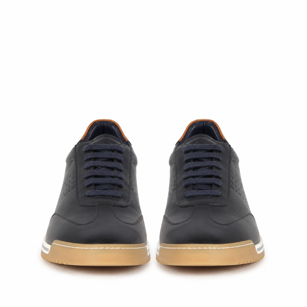 Men's Casual Sneaker In Leather