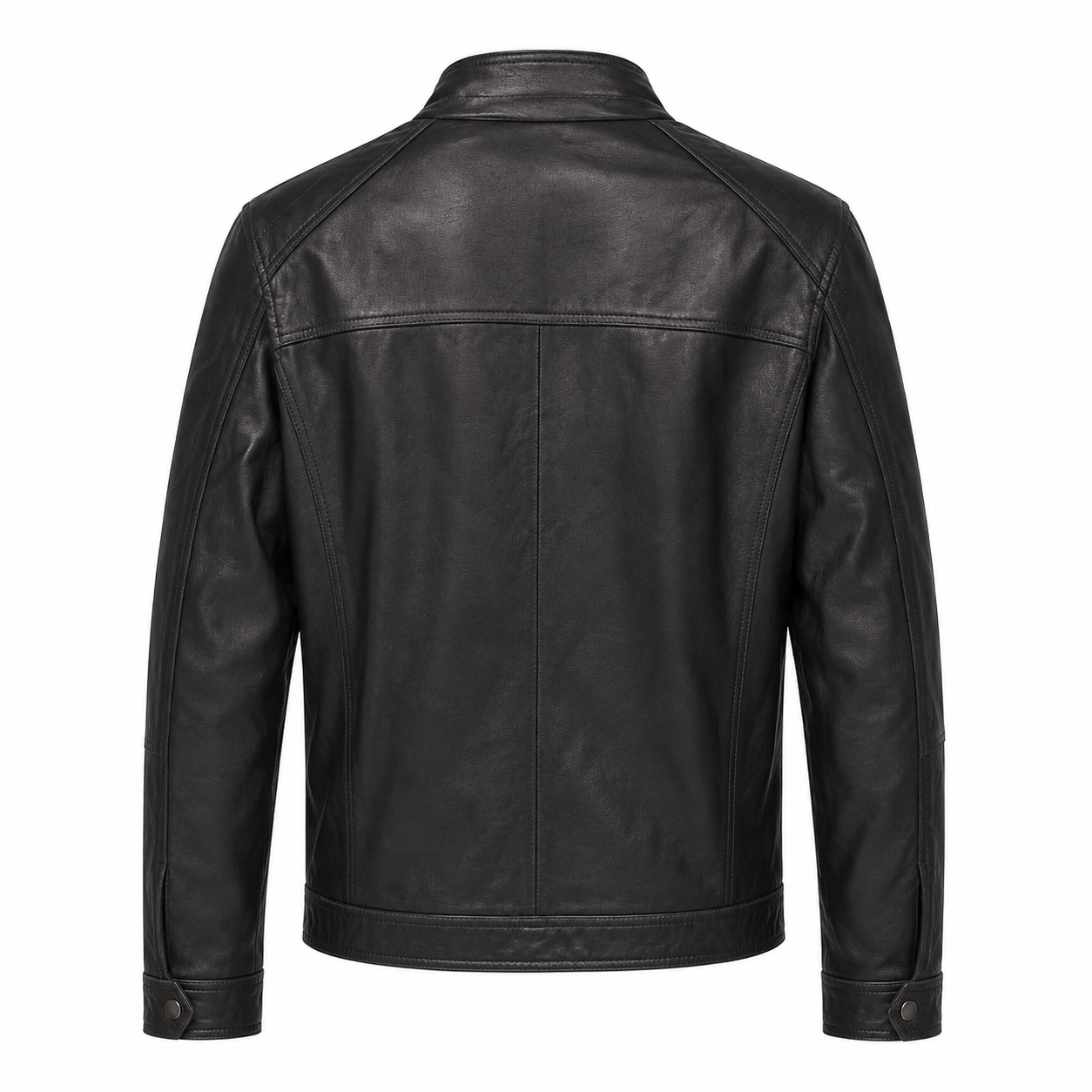 Men's Classic Italian Leather Racer Jacket