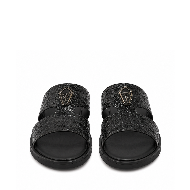Men's Croc Textured Premium Slide Sandal