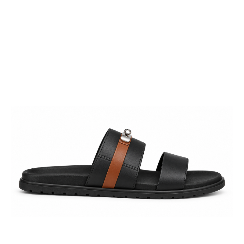 Men's Double Strap Slide Sandal