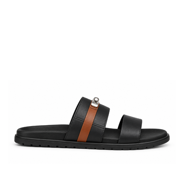 Men Double Strap Slide Sandal