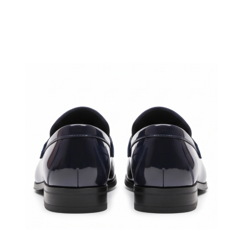 Men s Luxury Leather Loafer Blue
