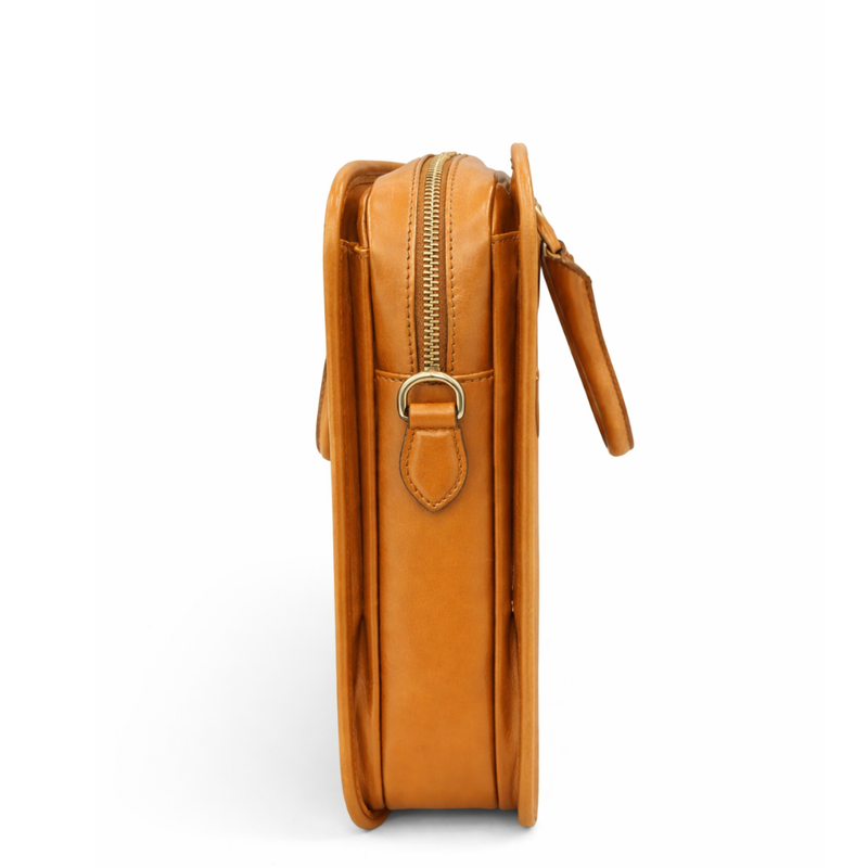 Men's Multifunctional Leather Luxury Briefcase Bag