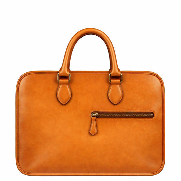 Men s Multifunctional Leather Luxury Briefcase Bag