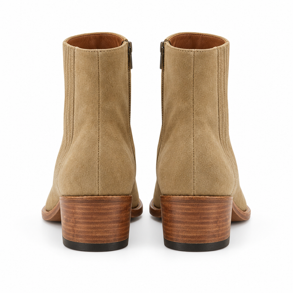 Men’s Pointed-Toe Suede Ankle Boots