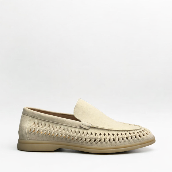 Men's Weave Summer Ease Slip-On Loafers - Beige