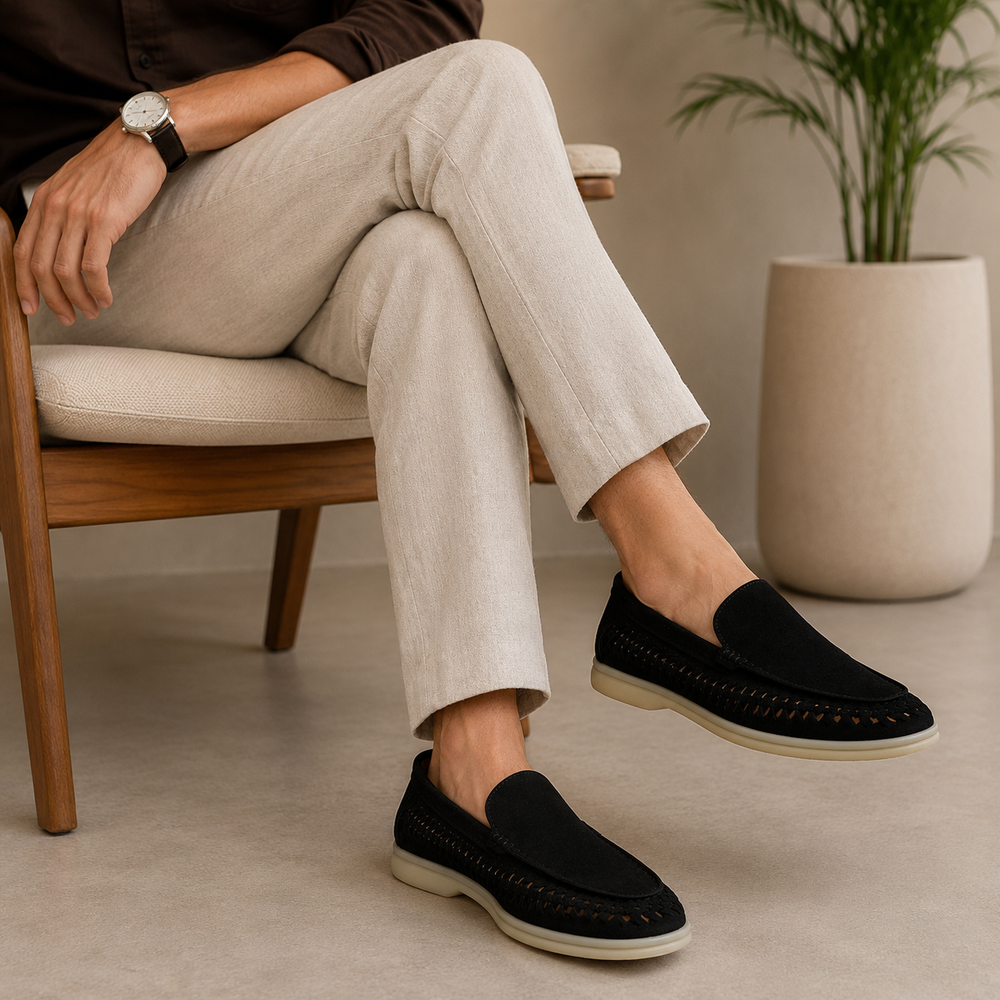 Men's Weave Summer Ease Slip-On Loafers