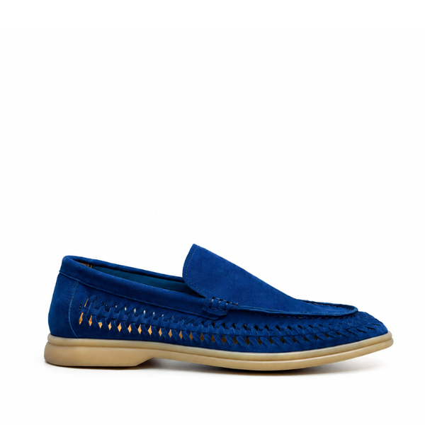 Men's Weave Summer Ease Slip-On Loafers - Blue