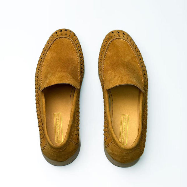 Men's Weave Summer Ease Slip-On Loafers - Tan