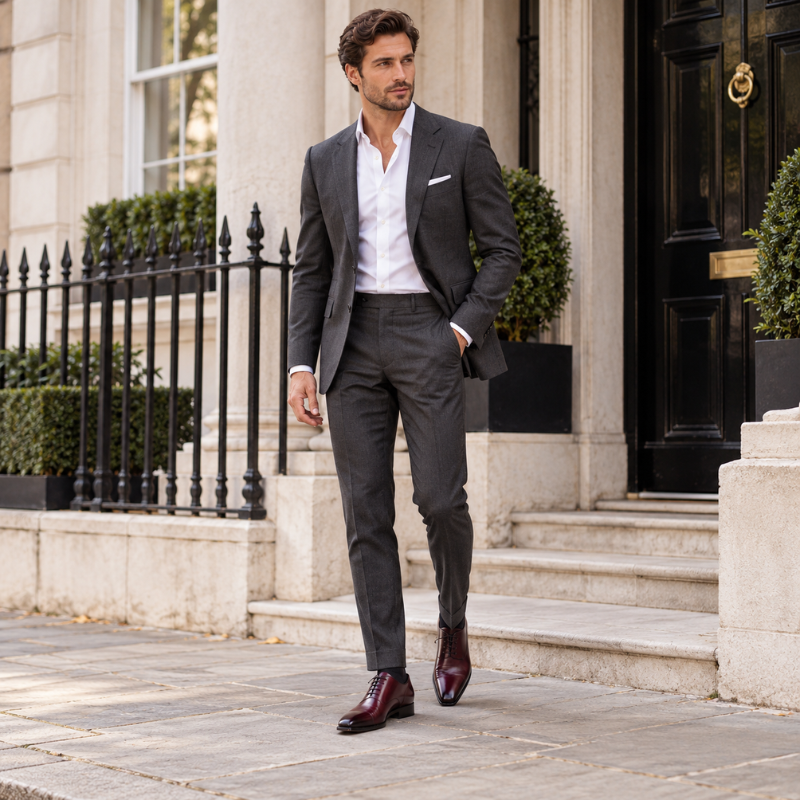 Milano Imperial Oxblood Patina Oxfords