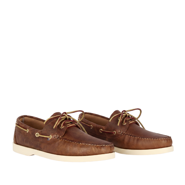 Mariner Crest Classic Leather Boat Shoes