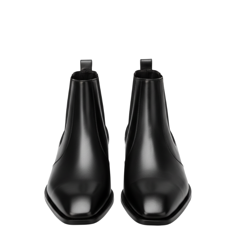 Midnight Classic Leather Chelsea Boots