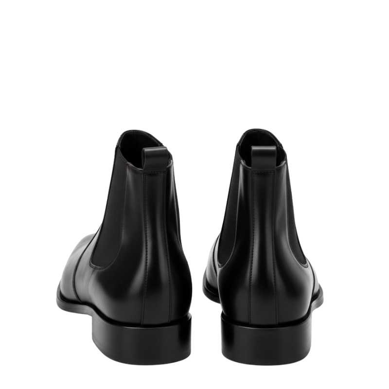 Midnight Classic Leather Chelsea Boots