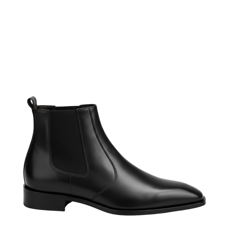 Midnight Classic Leather Chelsea Boots