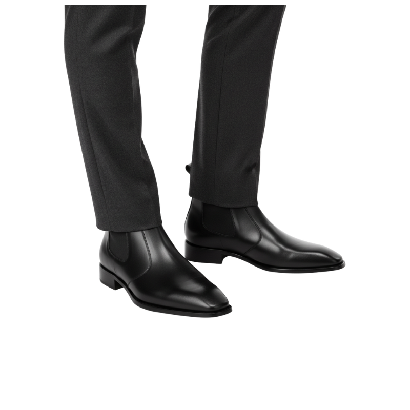 Midnight Classic Leather Chelsea Boots