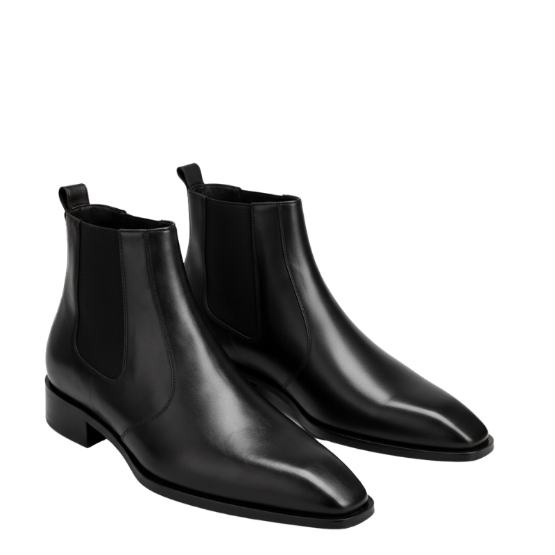 Midnight Classic Leather Chelsea Boots