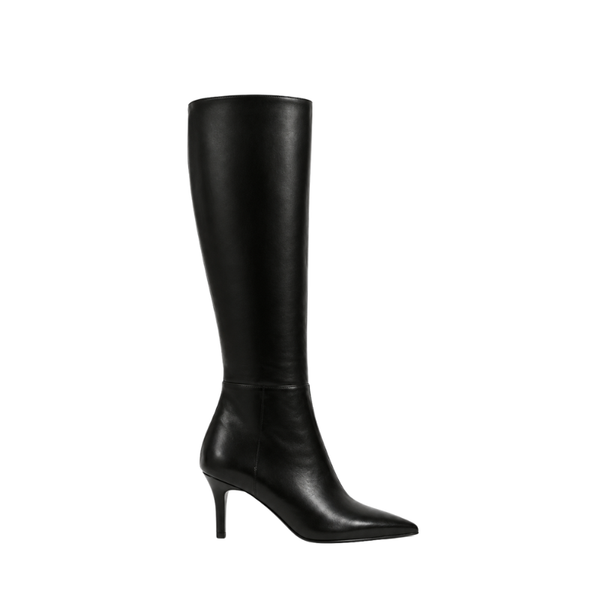 Midnight Elegance High Knee Ankle Boots