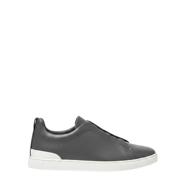 Minimalist Urban Style Tripple Stitch Sneakers - Gunmetal Grey