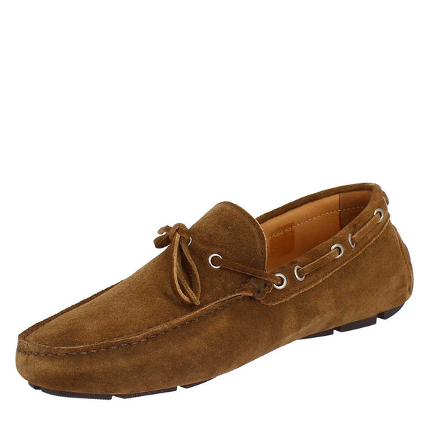 Handmade Carshoe Loafers in suede