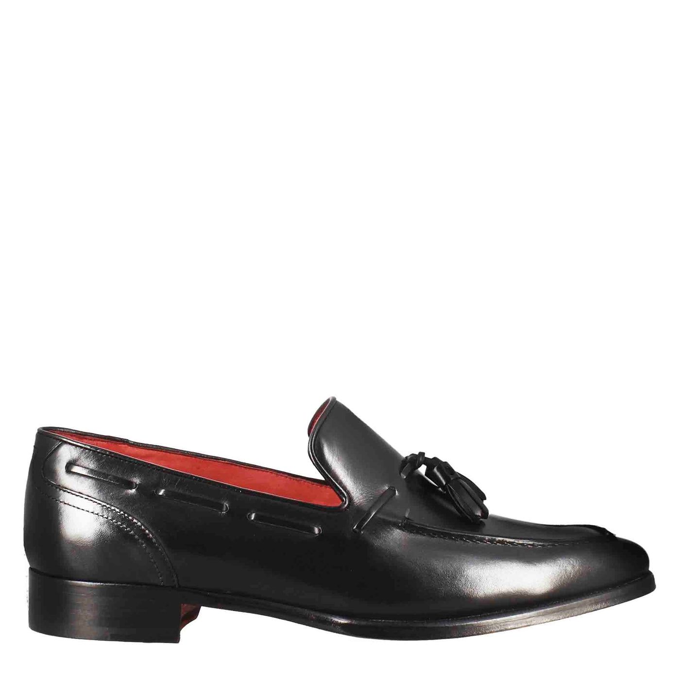 Black  Square Toe Moccasin