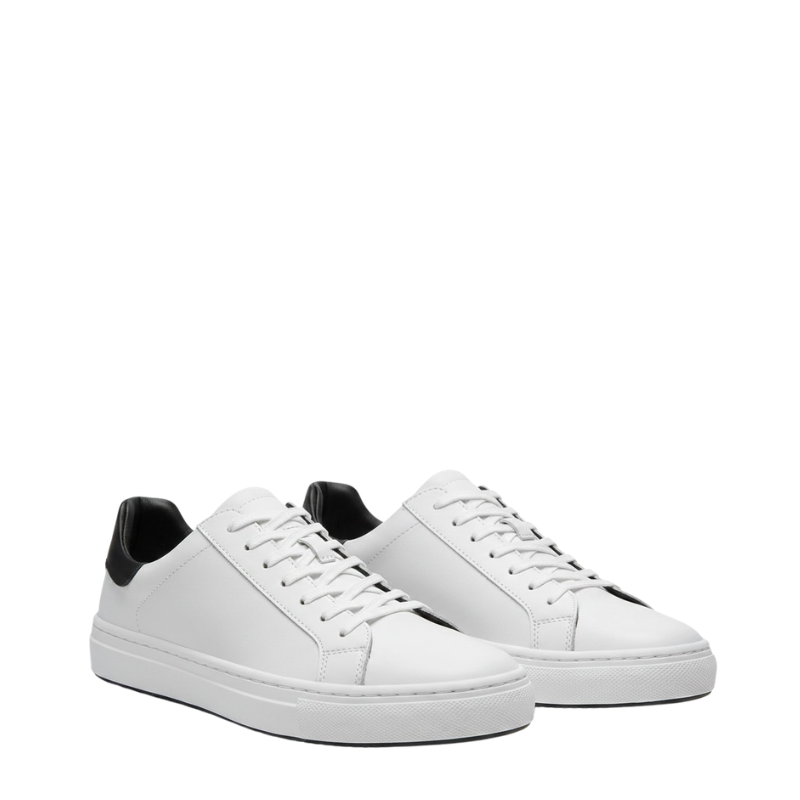 Modern Purity Contrast Luxury Sneakers