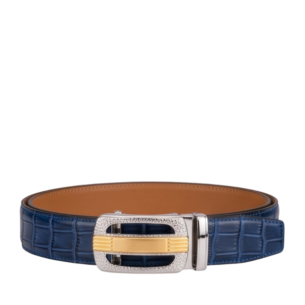 Monarch Croc Automatic Buckle Leather Belt