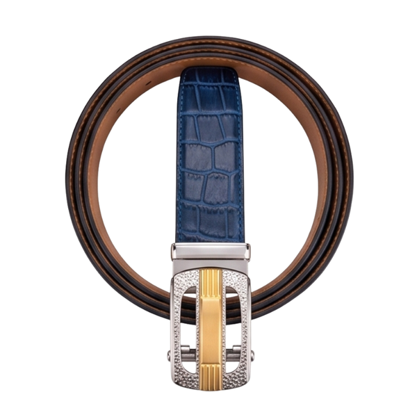 Monarch Croc Automatic Buckle Leather Belt