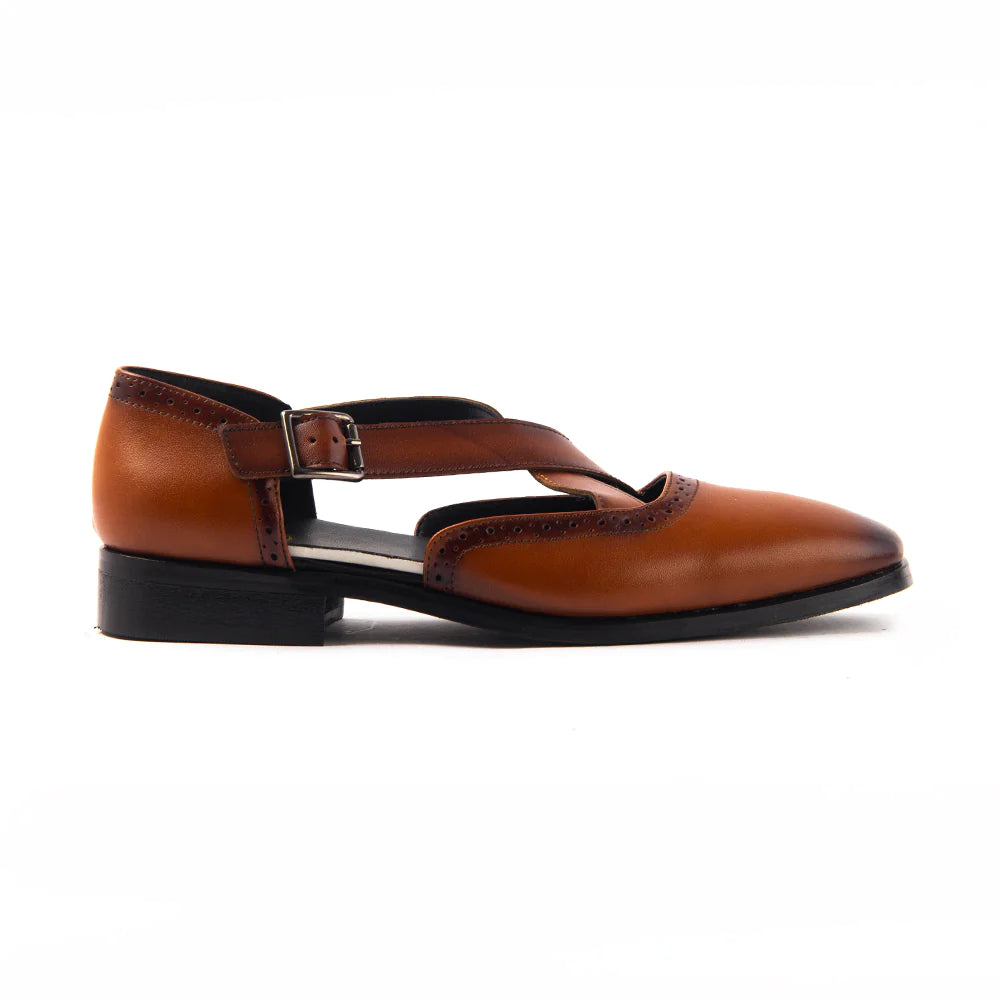 Tan Classic Peshawari Sandals