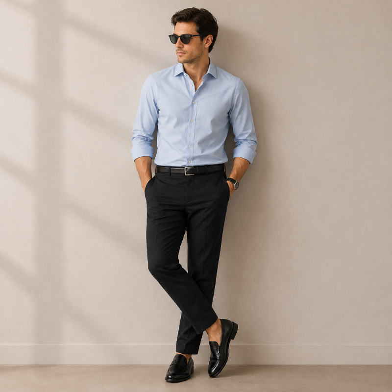 Montero Textured Strap Classic Penny Loafers
