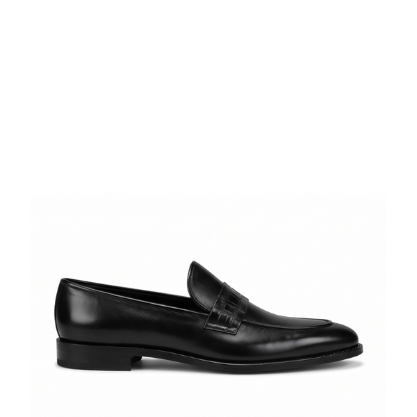 Montero Textured Strap Classic Penny Loafers
