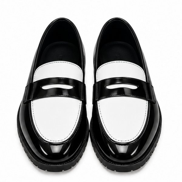 Monza Contrast Penny Loafers