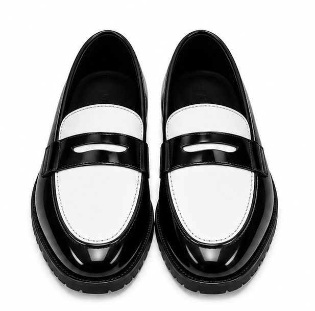 Monza Contrast Penny Loafers