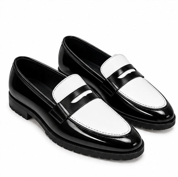Monza Contrast Penny Loafers