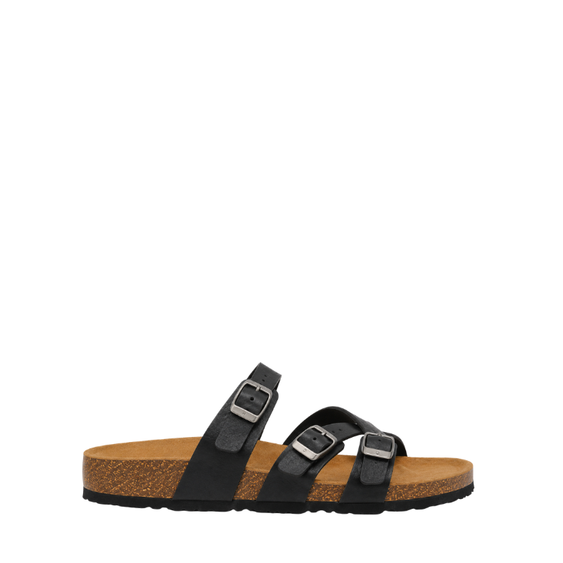 Naptide Cross Buckle Strap Thong Sandal