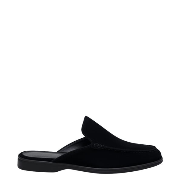 Suede Classic Comfortable Mule - Black