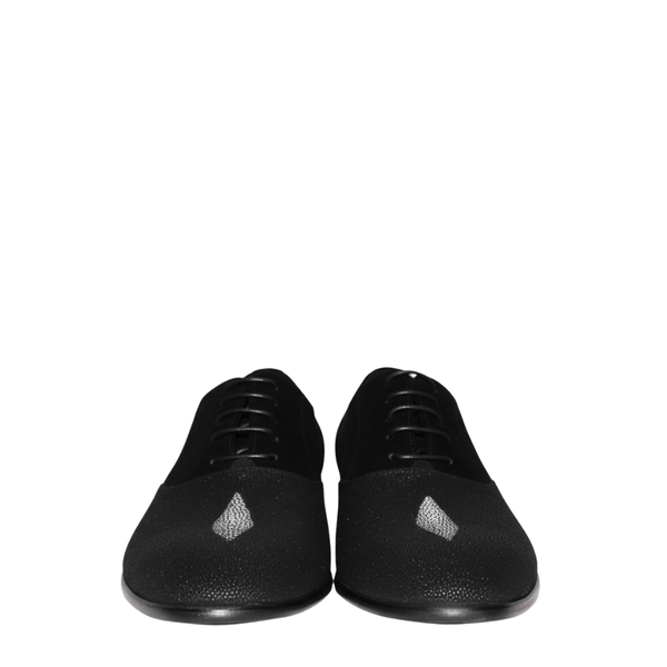 Dune Textured Lace-Up Oxfords
