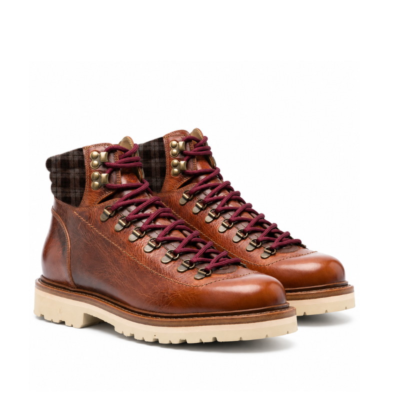 Padded Anklee Lace-Up boots