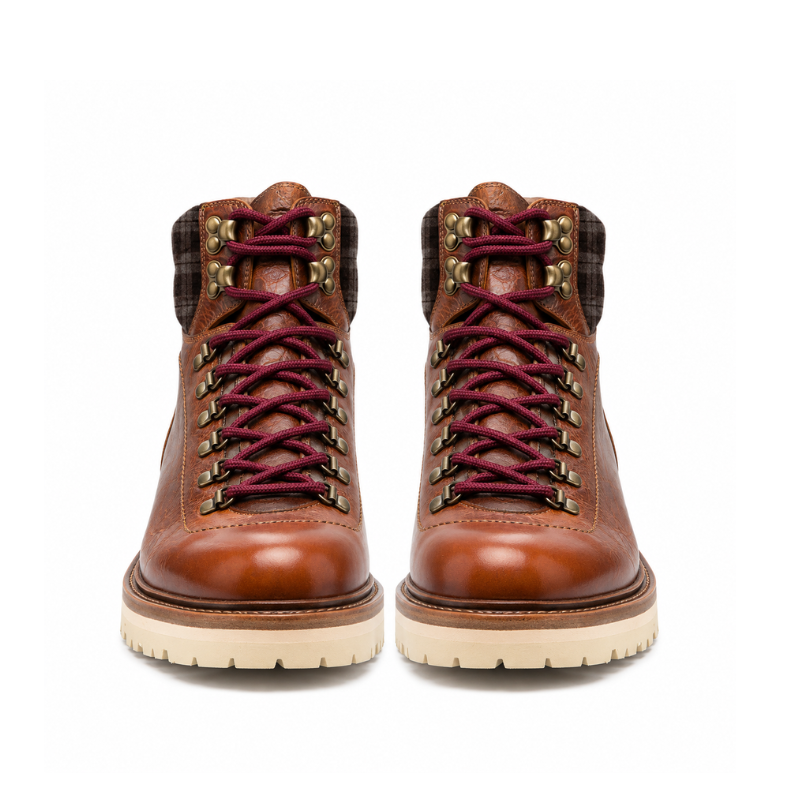 Padded Anklee Lace-Up boots