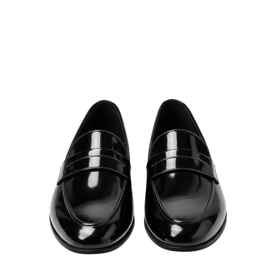 Patent Shiny Leather Penny Loafer