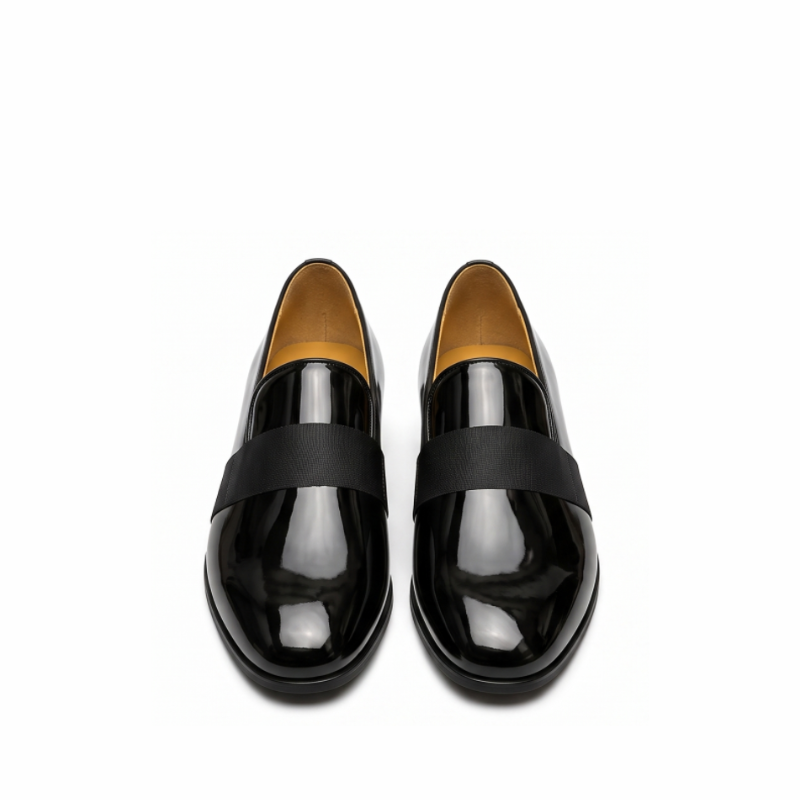 Patent Midnight Jet Leather Loafers