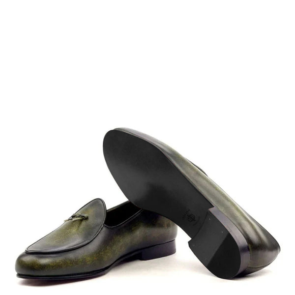 Patina Slip On Leather Loafer For Men