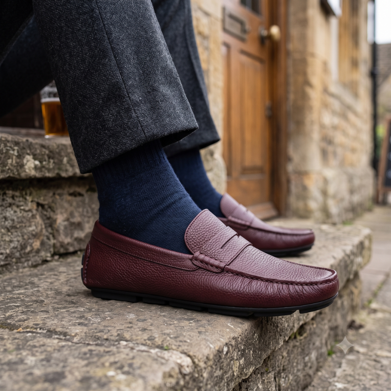 Pebble Penny Driving Loafers