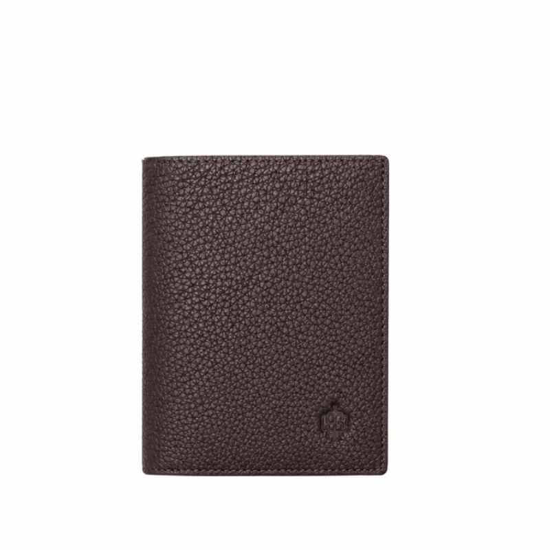 Pebbled Leather Bi-Fold ID Wallet